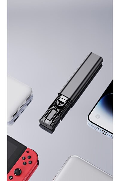 RACA Seyahat Kiti, 7 In 1 Çok Işlevli Type-C, Usb, Micro Lighting Port, Iphone, Android, Pc Çevirici