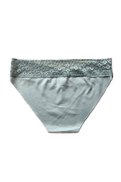 Vanilya Secret Chiloți slip damă cu dantelă verde mentă