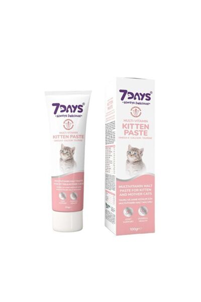 7DAYS 7 Days Kitten Paste 100 Gram - Yavru Kedi Gelişim Macunu