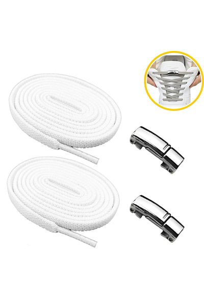 YeferStore Plug and Drop Magnetic Laces, Magnetized, Elastic, Practical 1 Pair Laces