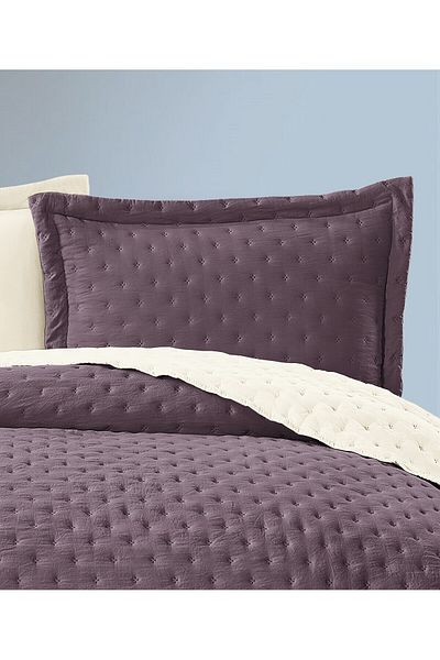 Bella Home Washed Soft Double Sided Bedspread Set