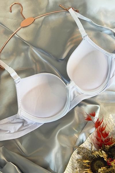 Rintalia White Padded Bra