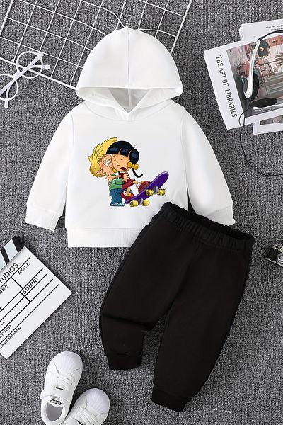 ADABEBEK New Season Cedric Printed Bottom Top Baby Suit 12440