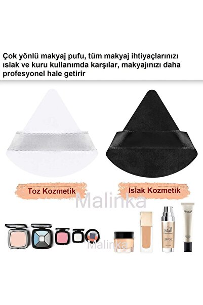 Melien Yüz Temizleme Yıkama Ve Kuru Islak Makyaj Süngeri Kozmetik Yüz Göz Altı Kapatıcı Bez Makyaj Süngeri