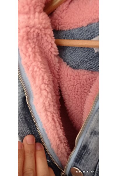 Azra İÇİ PELÜŞ KIZ ÇOCUK  KOT KABAN