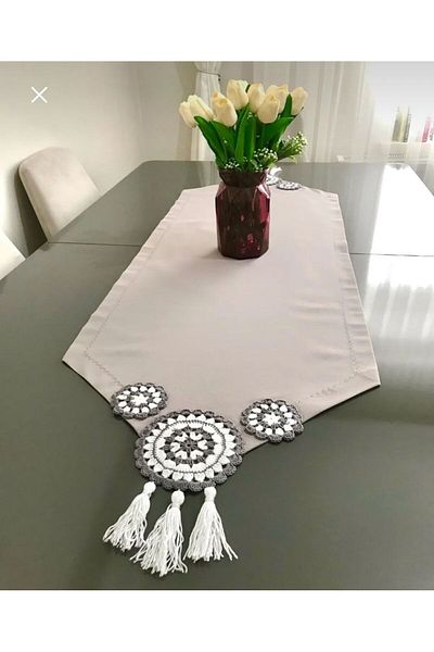 Parla Life Gray Braided Duck Runner - 40x60 cm