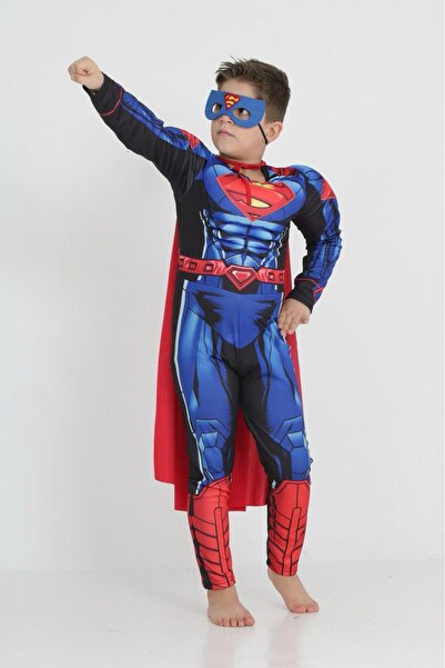 Gadget Gear Superman Çocuk Kostümü - Süper Kahraman Kostümü, Halloween ve Parti Kostümü