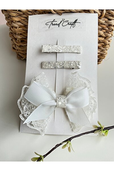 Trend Toka Ecru 3-Piece Mixed Clip Buckle Set