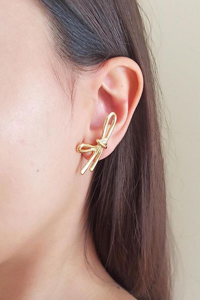 tetaccessories Special Design Women's Bow Model Earrings