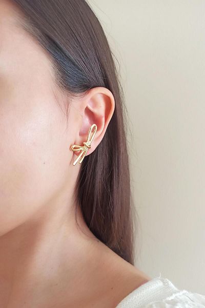 tetaccessories Special Design Women's Bow Model Earrings