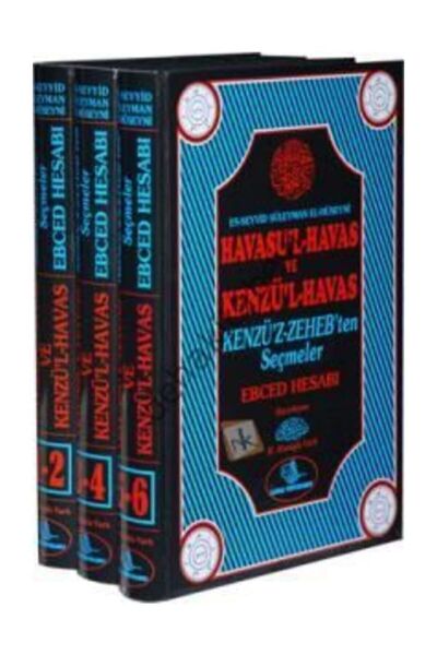 Esma Yayınları Havasu'l-havas Ve Kenzü'l-havas Ebced Hesabı (1-6 Cilt / 3 Kit...