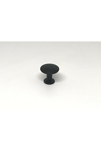 hilalkulp 5 Pieces Black Cabinet Single Screw Handle T Flat Black Handle
