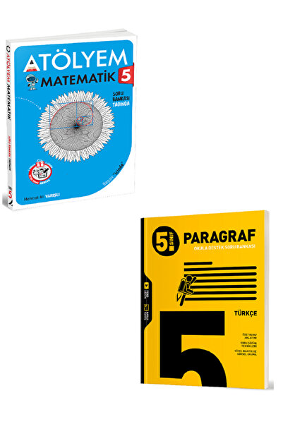 Açı Yayınları 5.Sınıf HIZ Paragraf Soru Bankası + 5.Sınıf Arı Atölyem Matemat...