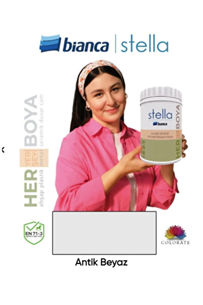 Bianca Stella Boya Yeni Nesil Yaşam Boyası Dolap-Fayans-Cam-Plastik-Ahşap