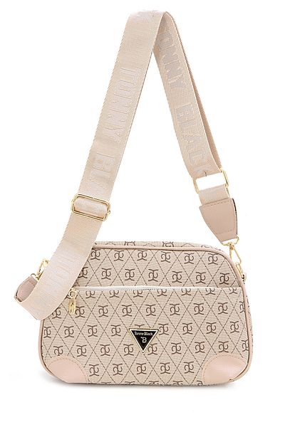 Tonny Black Stylish Patterned Soft Leather - Comfort Model Hand and Shoulder Bag with Pockets
