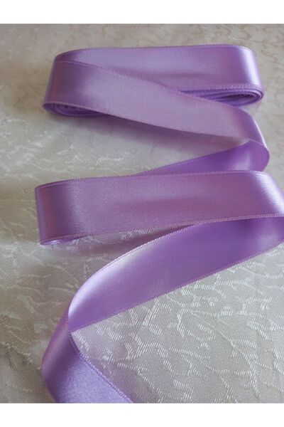 yörük tuhafiye Lilac Purple Satin Ribbon 3 cm 10 Meters One Roll, Satin, Seten, Ribbon, Kurdele 3 cm Satin Ribbons