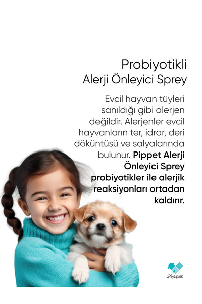Pippet Probiyotik Kedi Köpek Ve Toz Akar Alerji Önleyici Sprey 300 ml