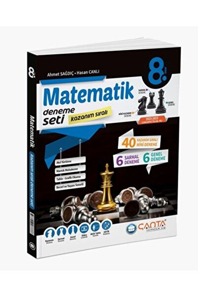 Çanta Yayıncılık Çanta Yayıncılık 8 Sınıf Matematik Kazanım Sıralı Deneme Seti