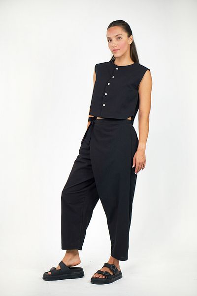 Catz Clothes Black Fair Trousers - Comfortable Fit and Stylish Design