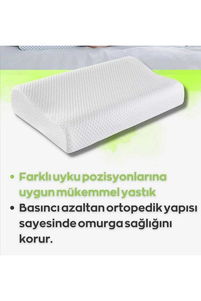 AYHOME New Orthopedic Glass Pillow - Neck Hernia, Reflux Pillow, Visco Pillow