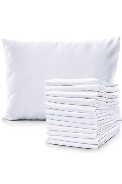 PRİVATE Double Pillowed Quilted Bed Duvet Cover Set Dowry Set 100% Cotton White Hotel Type 63 Wire