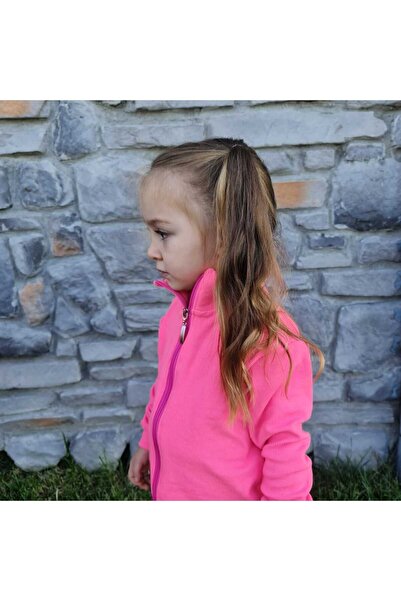 BEBEĞİME ÇORAP Kaşkorse Oversize Önü Fermuarlı Dik Yaka Hırka Unisex 0-14 Yaş