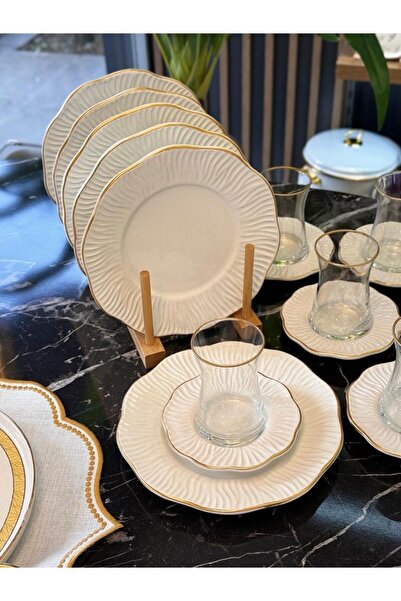 Onedekor 18 Parça Artemis Pasta Çay Saati Seti