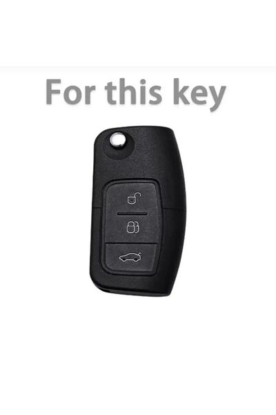 emii auto spare parts Fiesta Mondeo Courier Compatible Galaxy Falcon Ecosport Key Case Gray