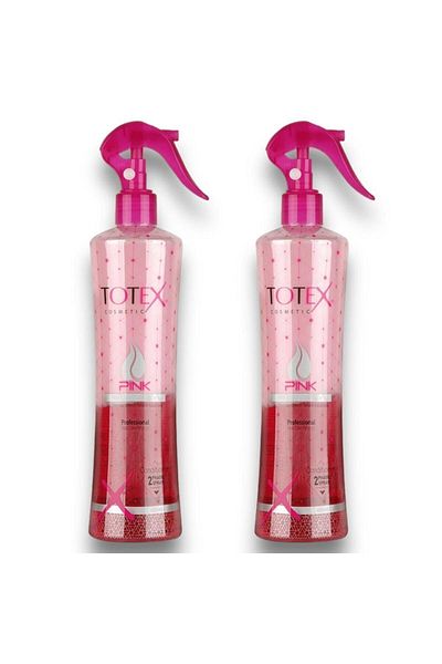 TOTEX 2 Stage - Phase Hair Conditioner| Protective & Nourishing Blow Dry Water| Pink 400 ml 2 pcs