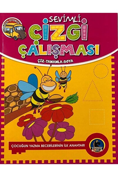 Karatay Yayınları Karatay Öğreten Otobüs Sevimli Çizgi Çalışması Kitabı 6