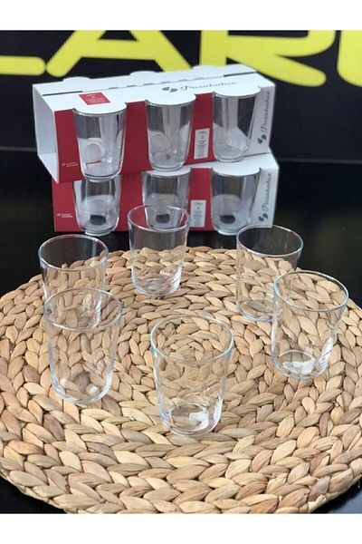 Paşabahçe اوتو زجاج صغير 6 قطع 120 سم مكعب