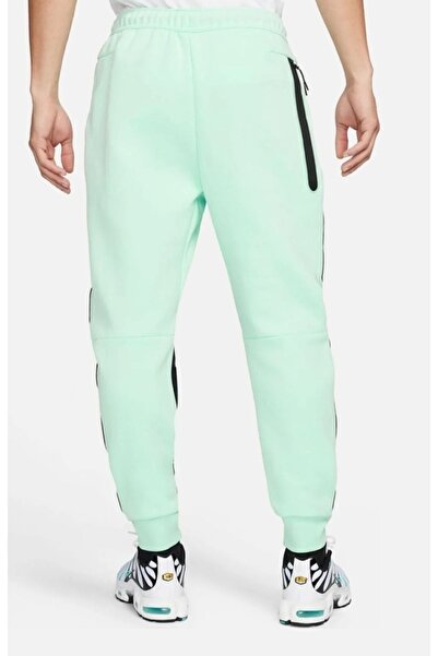 Nike Sportswear Tech Fleece ''Overlay Detail'' Erkek  yeşil Eşofman Altı