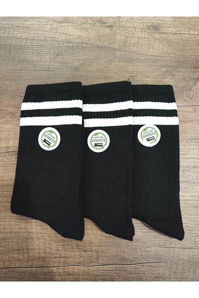 Leement socks Unisex Bamboo Tennis Sports Socks Quality Soft Textured 3 Pairs Premium Series