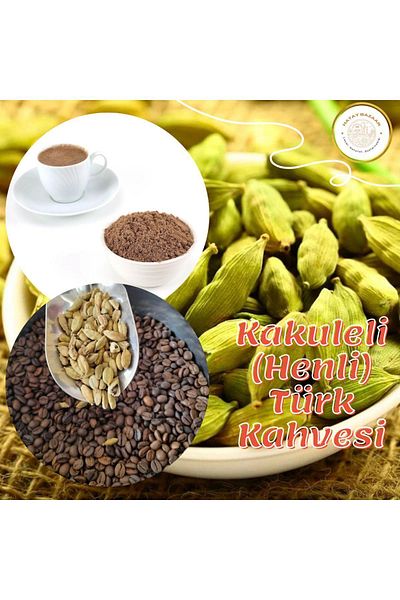 HatayBazaar HatayBazaar- 500 G Turkish Coffee with Cardamom, Medium Roasted Fresh Shoot
