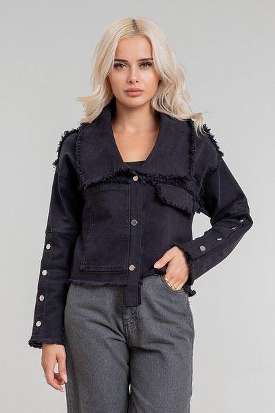Bold & Young Power Lycra Cotton Women's Coat - Sleeve and Front Snap, Filthy Stitched