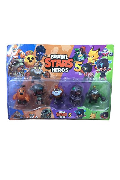 TukaShopping BRAWL STARS Heros 5 Figür Ve Oyun Karakter Seti - TUKA