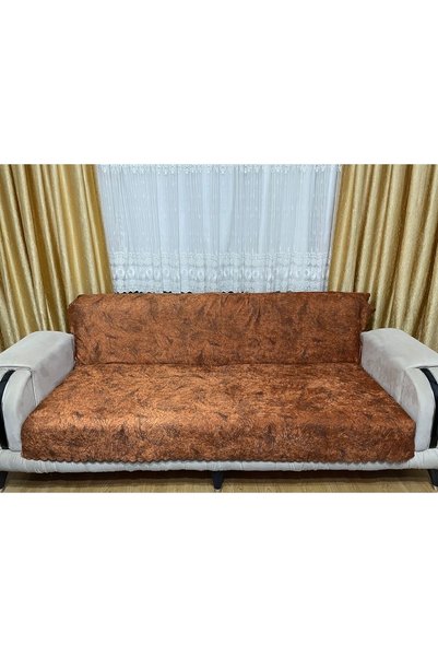Esse Sponge Non-Slip Brick Color Sofa Bed Sofa Cover
