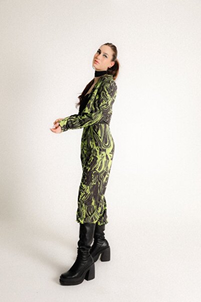 Bavero Acid Lime Loose Pants