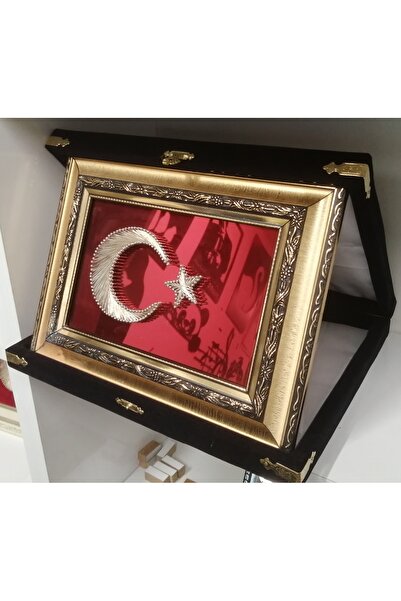 dekorasyonsepetim Filografi Türk Bayrağı (23*31CM)