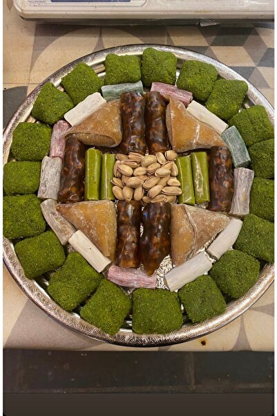 Üçler aktariye Atom Tepsi Karışık Boz Fıstıklı Bohça 900 gram