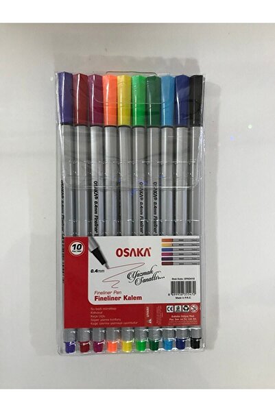 Osaka 10'lu Fineliner Kalem