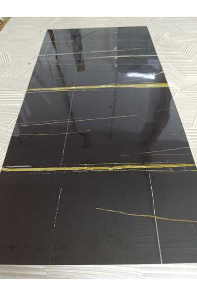 GÜÇLÜ 30x60cm Çzigili Siyah Desenli Yapışkanlı Seramik Desen Mutfak Banyo Wc ...