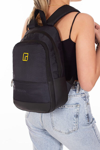 GOLDBAGS حقيبة ظهر صغيرة للجنسين مقاس 35x14x25 سم