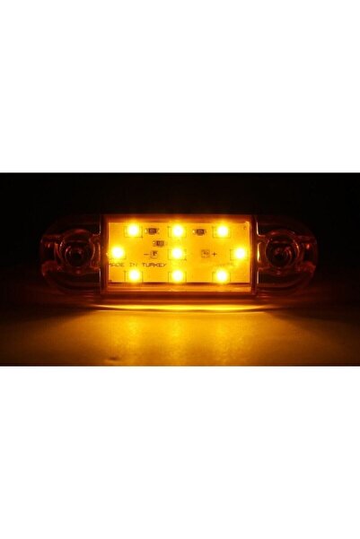 Genel Markalar Tombul Parmak Led 9 Ledli Sarı 10 Adet 12/24v