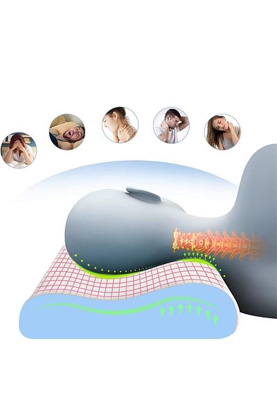 MVC Concept Visco Neck Pillow Orthopedic Neck Pillow Special Visco Pillow For Neck Flattening Neck