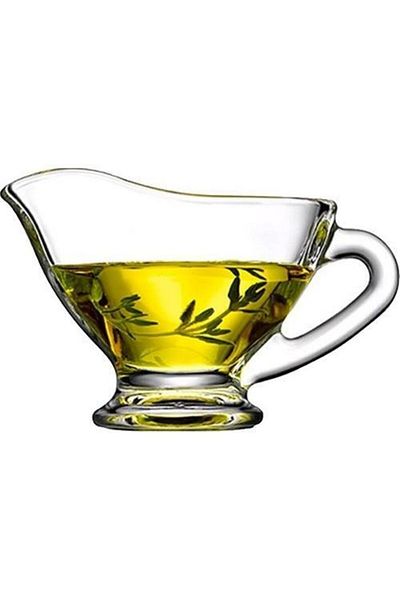 Paşabahçe 55002 Basic 2-Piece Handled Mini Glass Sauce Bowl Oil Bowl 60 Cc