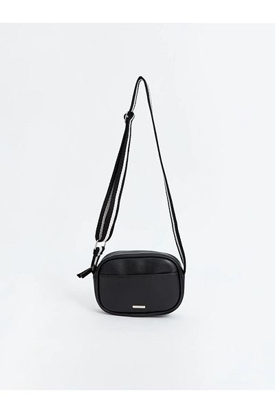LC Waikiki LCW ACCESSORIES - Geantă de umăr pentru femei cu aspect nou din piele neagră