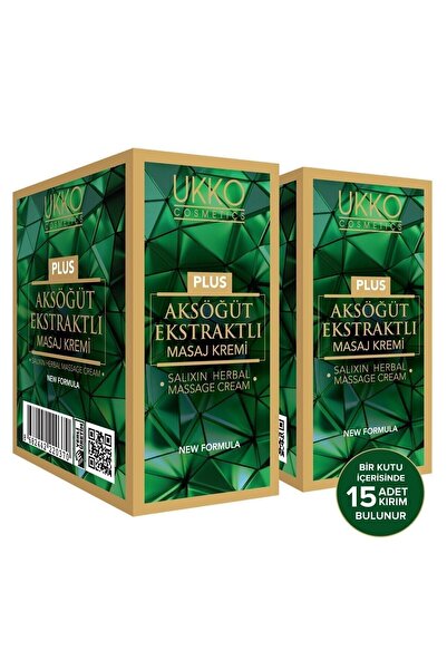Ukko Cosmetics 2 Li Aksöğüt Ekstraktlı Ağrı Masaj Kremi Plus