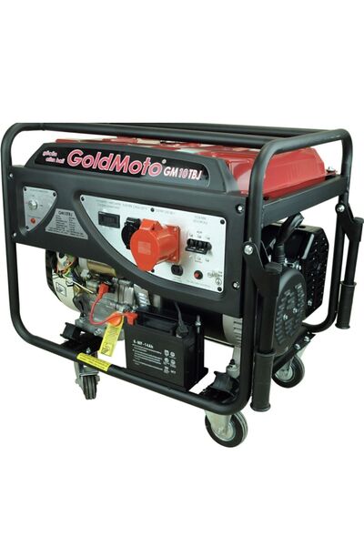gold moto Goldmoto Gm10Tbj Benzinli Marşlı Jeneratör 10 Kw Trifaze