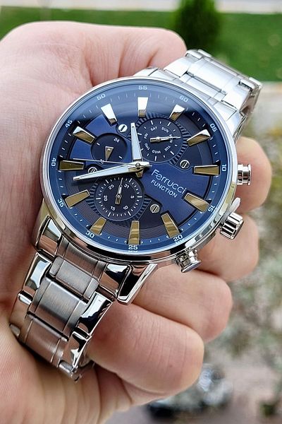 Ferrucci Men's Wristwatch - Calendar Detailed